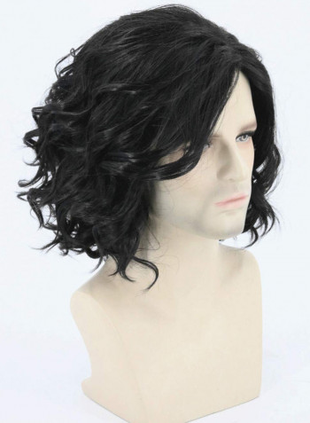 Short Synthetic Wig Black