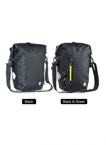 Waterproof Bike Bicycle Rear Rack Pannier Bag 50x6x30centimeter