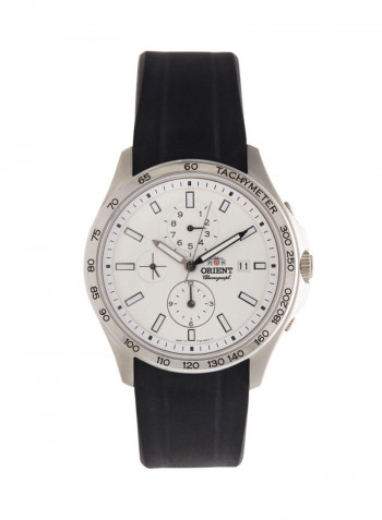 Men's Multi Function Analog Rubber Strap Watch