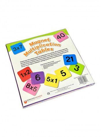 Magnetic Multiplication Table Set
