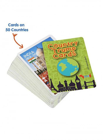 Pack Of 5 Country Trump Cards