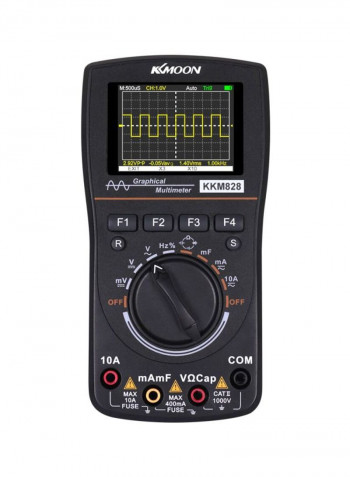 2-In-1 Digital Oscilloscope Black 160x83x32millimeter