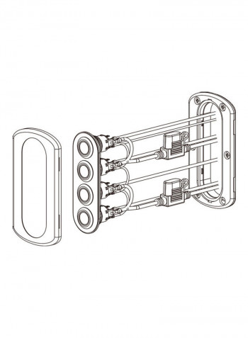 6-Gang Marine Boat Rocker Switch Panel