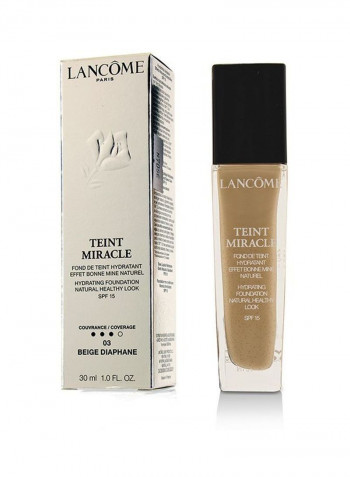 Teint Miracle Hydrating Liquid Foundation SPF15 03 Beige Diaphane