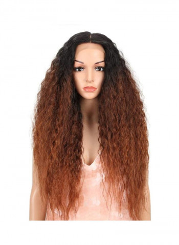 Super Long Curly Wig Brown/Black 29inch