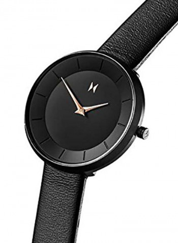 Women's Mod Water Resistance Leather Analog Watch D-FB01-BLBL