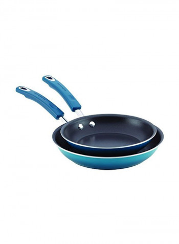 2-Piece Frying Pan Set Blue