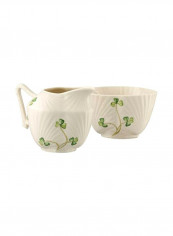 2-Piece Sugar Bowl And Creamer Set Green/White 4x4x3inch reviews 2-Piece Sugar Bowl And Creamer Set Green/White 4x4x3inch