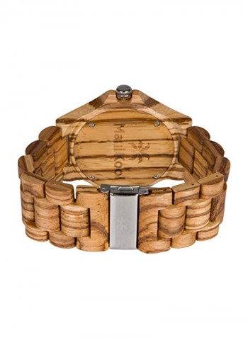 Lahaina Waterproof Wooden Analog Watch