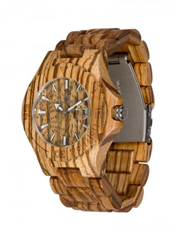 Lahaina Waterproof Wooden Analog Watch
