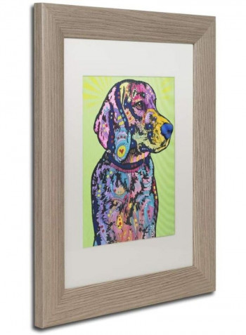 Hank B 19 Framed Wall Art Multicolour 11 x 14inch