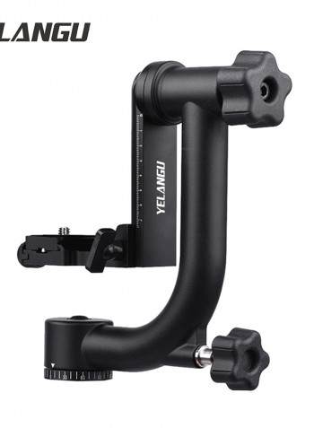 Heavy Duty Panoramic Gimbal Tripod Head Black