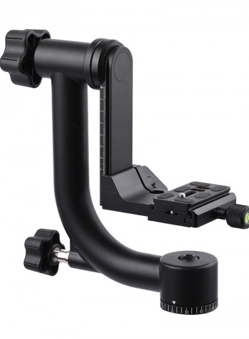 Heavy Duty Panoramic Gimbal Tripod Head Black