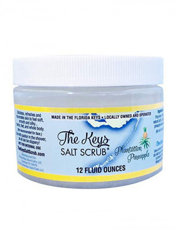 Plantation Pineapple Salt Scrub 12ounce
