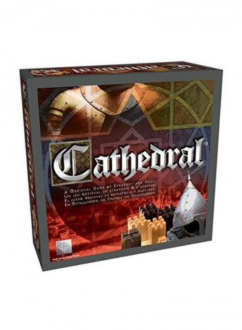 Cathedral Wood Strategy Tabletop Board Game Set