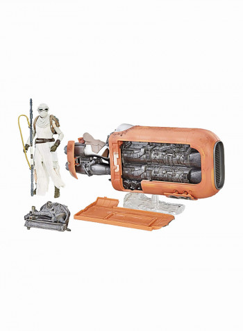 The Black Series Rey's Speeder Action Figure