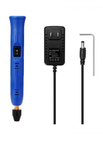 Mini Universal Chuck Electric Grinder Blue