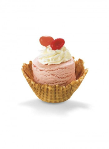 Ice Cream Scoop And Stack White/Silver 7.9x3.4x2.5inch