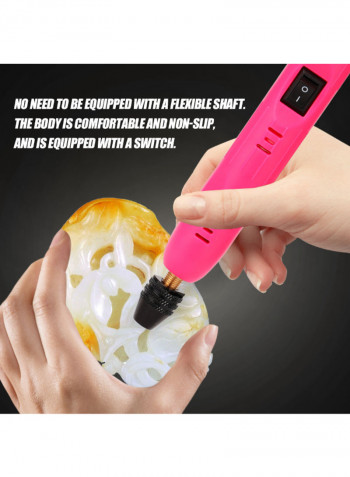Mini Universal Chuck Electric Grinder Pink