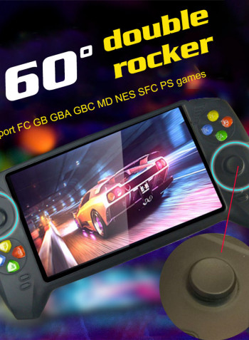 RS-08 7 Inch Screen 8GB Built-In 300 Handheld Video Game Console With TF Card Slot And Double Rocker