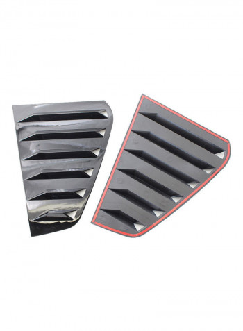 2-Piece Side Window Scoop Louver Cover