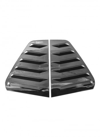 2-Piece Side Window Scoop Louver Cover