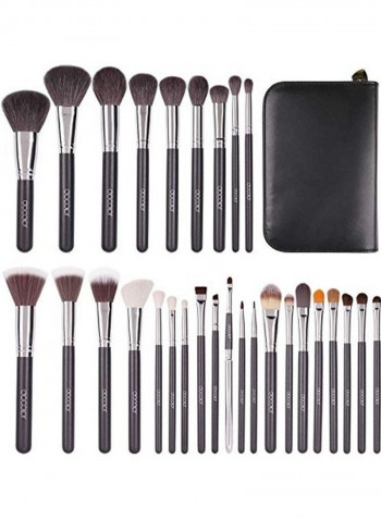 29-Piece Professional Makeup Brush Set متعدد الألوان