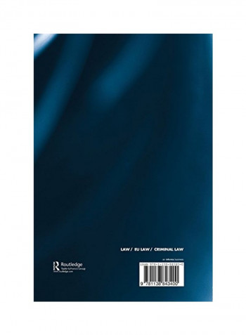 Criminal Law And Policy In The European Union Paperback