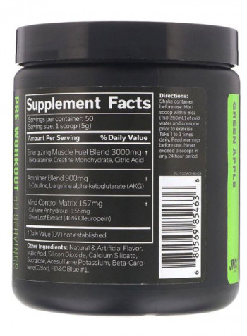 Green Apple The Curse Pre-Workout