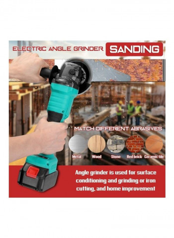 Portable Multifunctional Electric Angle Grinder Blue/Black/Red