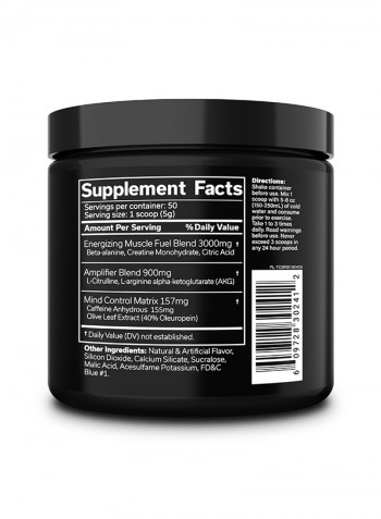 The Curse Pre Workout Dietary Supplement - Blue Raspberry