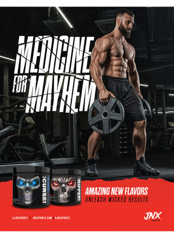 The Curse Pre Workout Dietary Supplement - Blue Raspberry