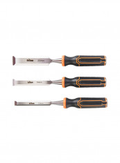 3-Piece Wood Chisel Set Multicolour 19/25millimeter