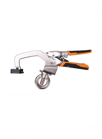 Auto Jaws Drill Press Bench Clamp Silver/Black 16x18inch