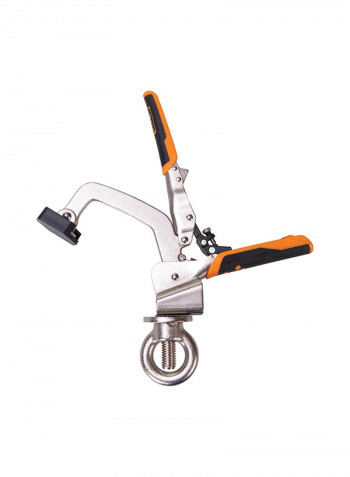 Auto Jaws Drill Press Bench Clamp Silver/Black 16x18inch