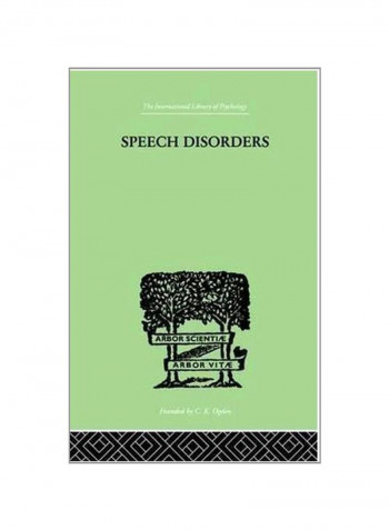 Speech Disorders Paperback