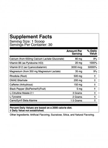 Ignite - Pre-Workout Dietary Supplement -  30 Servings