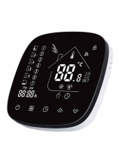 LCD Display Wife Thermostat Black/White 86x86x13.3millimeter