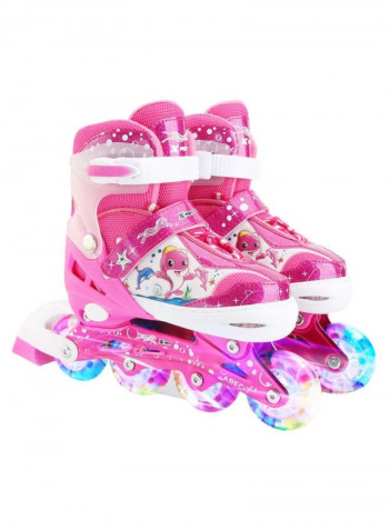 Adjustable Inline Skates With Illuminating Wheels 41.0x37.0x11.0cm