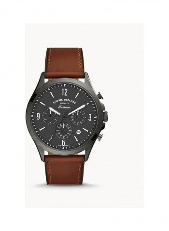 Men's Forrester Chronograph Amber Leather Watch FS5815