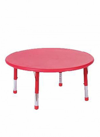 Solid Circle Table Red