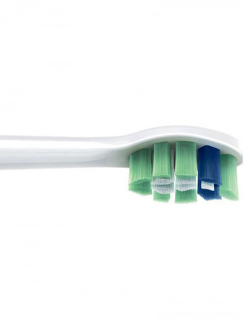Proresults Plaque Control Replacement Toothbrush Heads White/Green/Blue 1.22x2.36x8.66inch