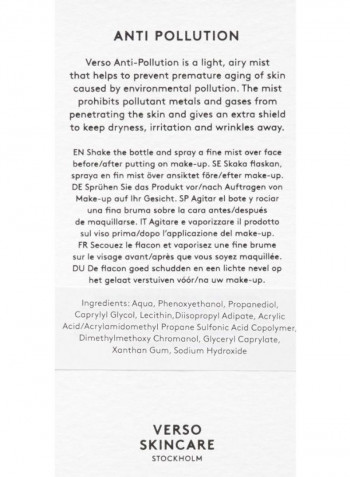 Anti Pollution Mist 1.69ounce