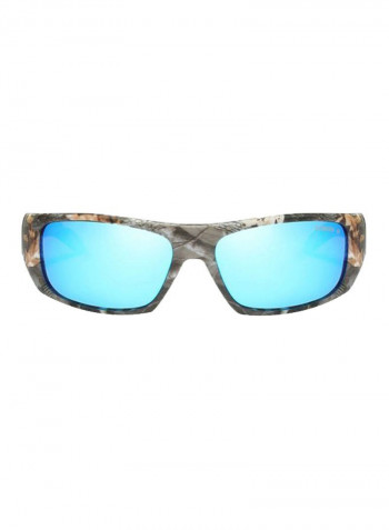 Men's Rectangular Sunglasses - Lens Size: 64 mm