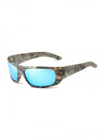 Men's Rectangular Sunglasses - Lens Size: 64 mm