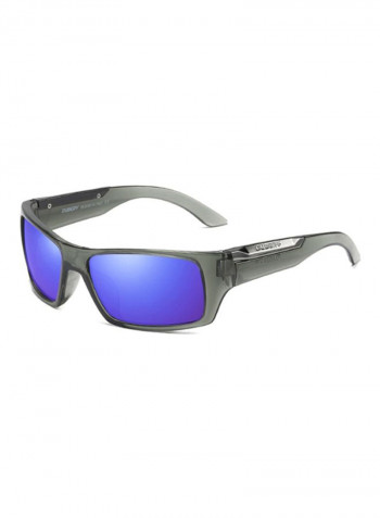 Men's Polarized Rectangular Sunglasses - Lens Size: 60 mm