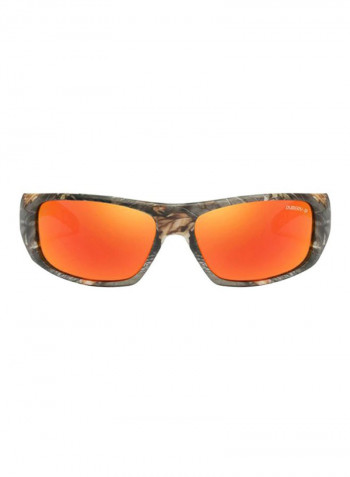 Men's Polarized Rectangular Sunglasses - Lens Size: 64 mm
