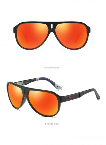 Men's Polarized Pilot Sunglasses - Lens Size: 66 mm