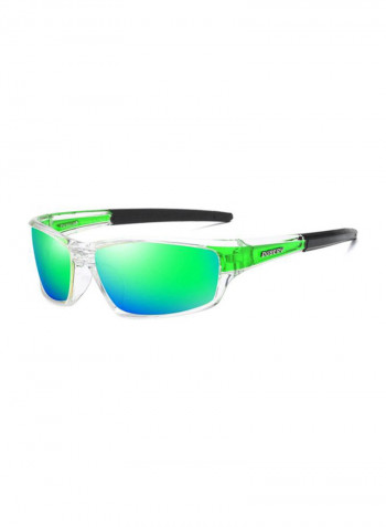 Men's Rectangular Sunglasses - Lens Size: 70 mm