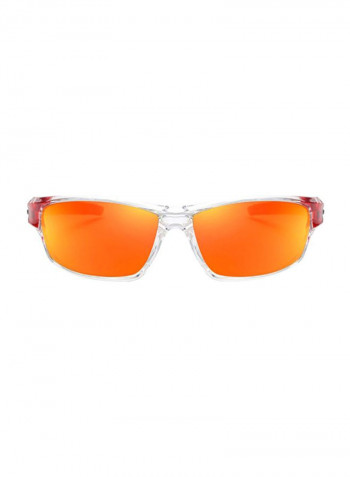 Men's Rectangular Sunglasses - Lens Size: 70 mm